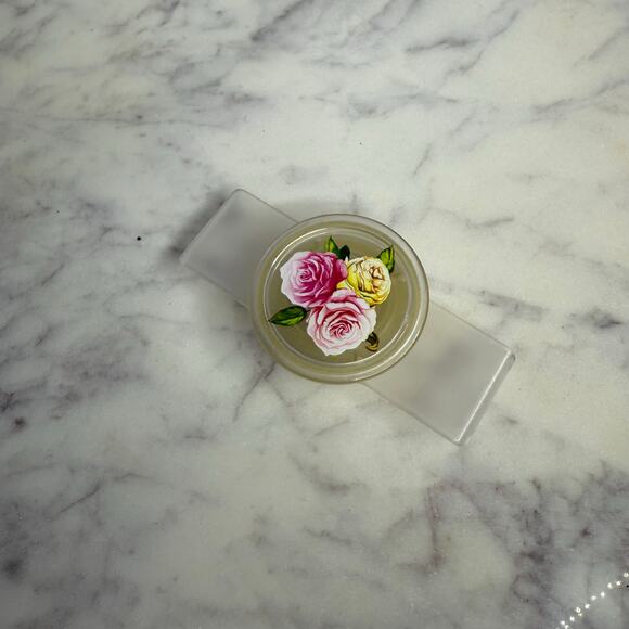 PopSockets PopCase Apple iPhone 13 PopGrip Slide Case Vintage Pink Floral - Picture 6 of 6